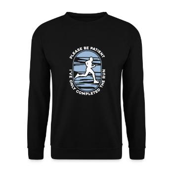 Triathlon - Unisex Pullover - Schwarz - Vorne - Alina (178cm) & Michal (187cm)