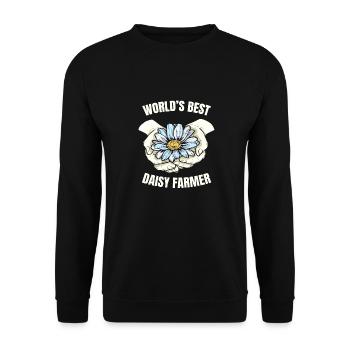 Hobby Jardinier Jardinier Jardinier Daisy - Sweat-shirt Unisexe - noir - Devant - Alina (178cm) & Michal (187cm)