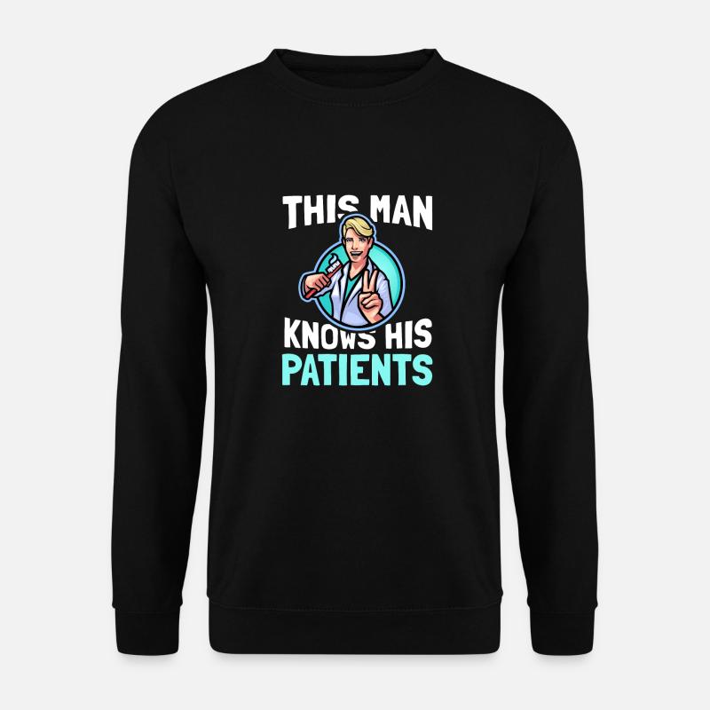 Zahnarzt Assistentin Zahnarzthelferin Zahnmedizin - Unisex Pullover - Schwarz