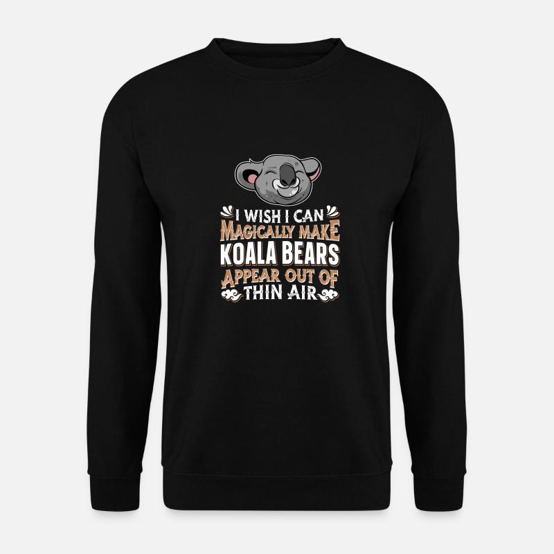 Koala Koala Ours - Sweat-shirt Unisexe - noir