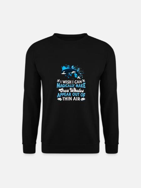 Orca Wal Schwertwal Orca - Unisex Pullover - Schwarz