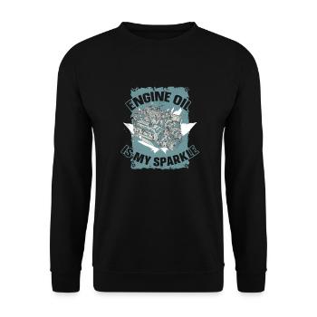 Truck Driver Truck Driver Truck Driver Trucker - Unisex Sweatshirt - black - Front - Alina (178cm) & Michal (187cm)