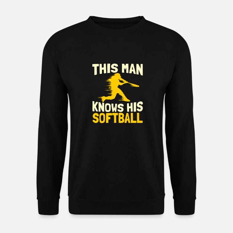 Softball - Unisex Pullover - Schwarz