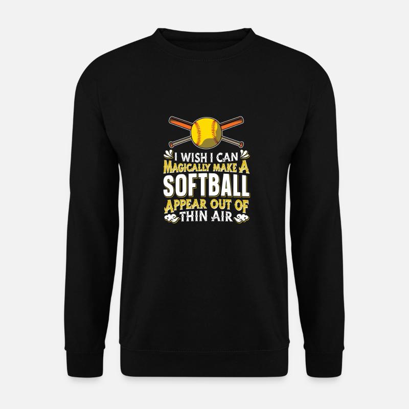 Softball - Unisex Pullover - Schwarz