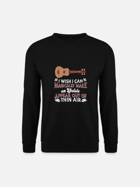 Ukulele - Unisex Pullover - Schwarz