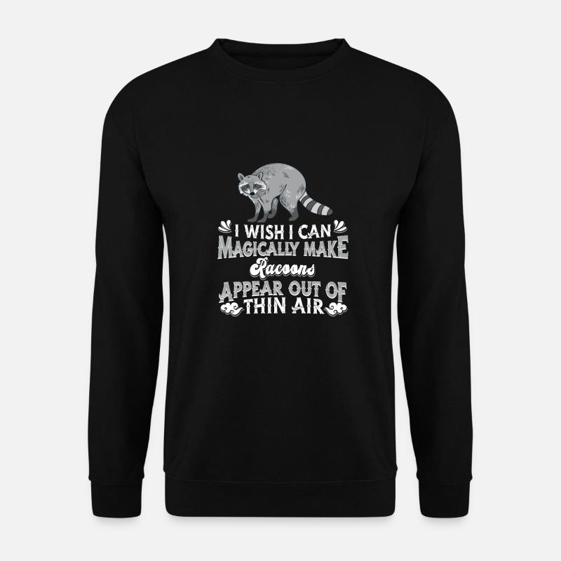 Raccoon - Unisex Sweatshirt - black