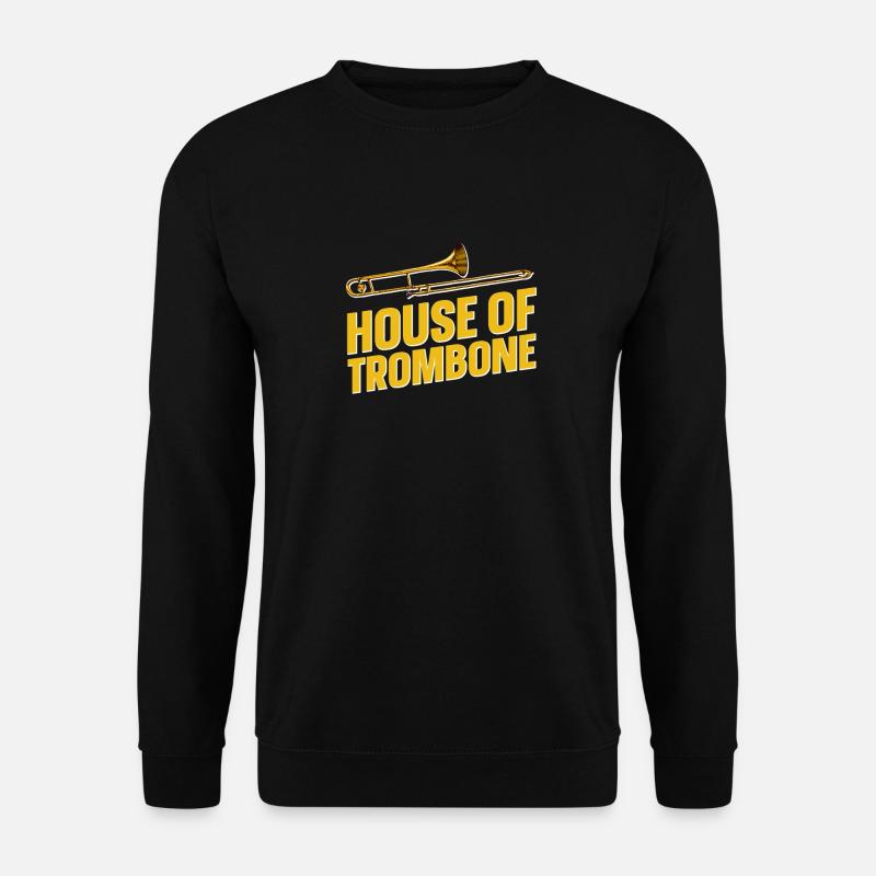 Posaune - Unisex Pullover - Schwarz