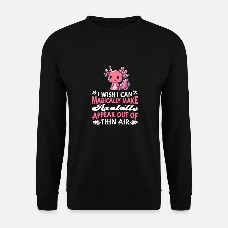 Axolotl Salamander - Unisex Pullover - Schwarz