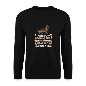 Deutscher Schäferhund Berger allemand - Sweat-shirt Unisexe - noir - Devant - Alina (178cm) & Michal (187cm)