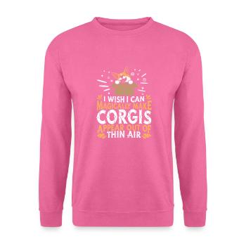 Corgi Dog - Unisex Sweatshirt - pink - Front