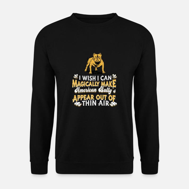 American Bully Hund - Unisex Pullover - Schwarz