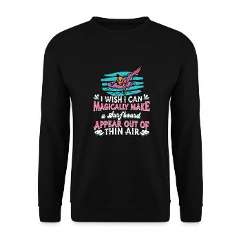 Windsurfing Windsurfen - Unisex Pullover - Schwarz - Vorne - Alina (178cm) & Michal (187cm)