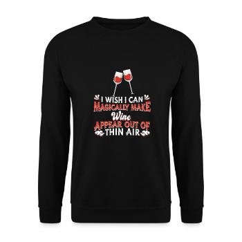 Wein Liebhaber Tasting Winzer Sommelier - Unisex Pullover - Schwarz - Vorne - Alina (178cm) & Michal (187cm)