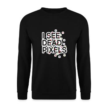 Programmierer Coder Software Entwickler - Unisex Pullover - Schwarz - Vorne - Alina (178cm) & Michal (187cm)