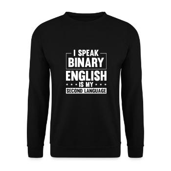 Programmer Coder Software Developer - Unisex Sweatshirt - black - Front - Alina (178cm) & Michal (187cm)