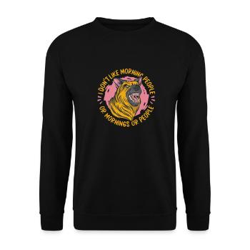 Deutscher Schäferhund Berger allemand - Sweat-shirt Unisexe - noir - Devant - Alina (178cm) & Michal (187cm)