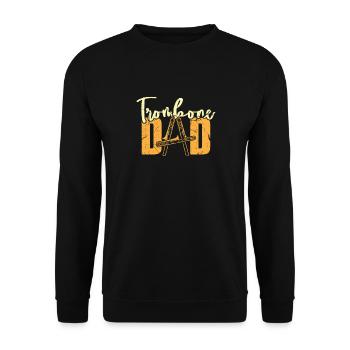 Trombone - Sweat-shirt Unisexe - noir - Devant - Alina (178cm) & Michal (187cm)