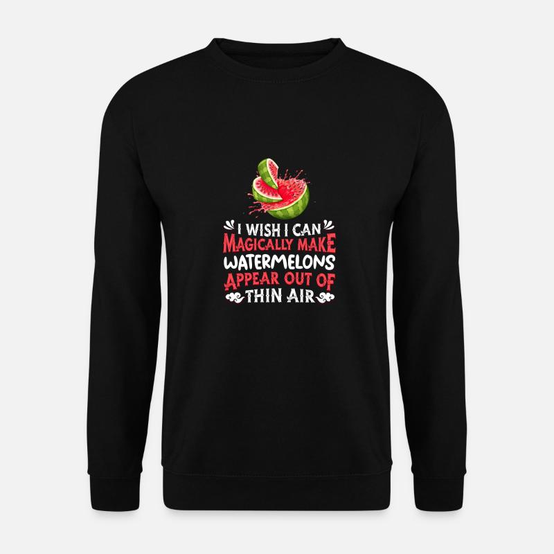 Pastèque - Sweat-shirt Unisexe - noir