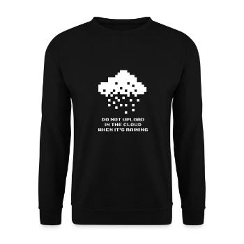 Programmierer Coder Software Entwickler - Unisex Pullover - Schwarz - Vorne - Alina (178cm) & Michal (187cm)
