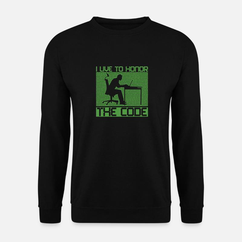 Programmierer Coder Software Entwickler - Unisex Pullover - Schwarz