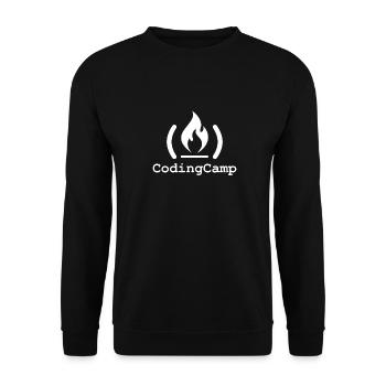 Programmer Coder Software Developer - Unisex Sweatshirt - black - Front - Alina (178cm) & Michal (187cm)