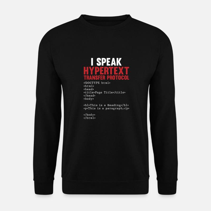 Programmer Coder Software Developer - Unisex Sweatshirt - black