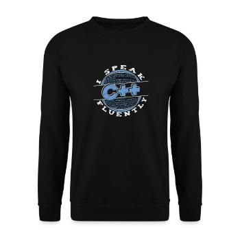Programmierer Coder Software Entwickler - Unisex Pullover - Schwarz - Vorne - Alina (178cm) & Michal (187cm)