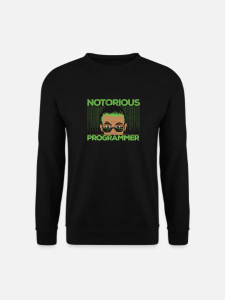 Programmierer Coder Software Entwickler - Unisex Pullover - Schwarz