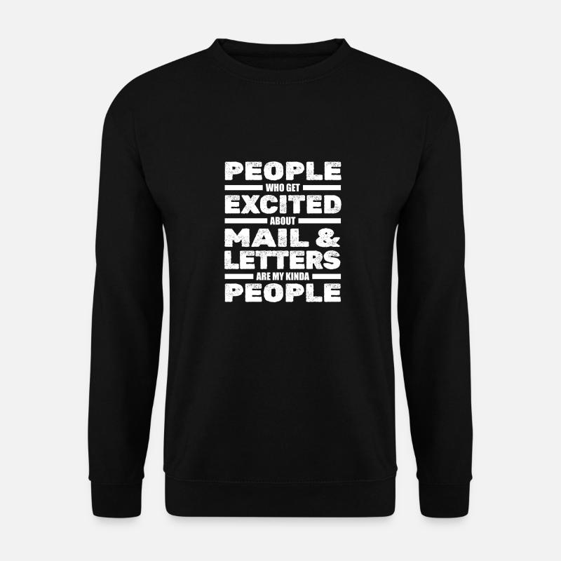 Postman Letter Courier Postman - Unisex Sweatshirt - black