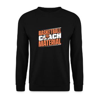 Basketballtrainer Entraîneur de basket-ball - Sweat-shirt Unisexe - noir - Devant - Alina (178cm) & Michal (187cm)