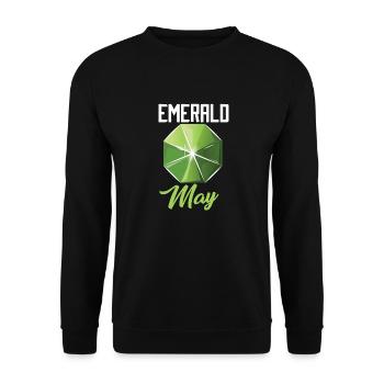 Pierres précieuses - Sweat-shirt Unisexe - noir - Devant - Alina (178cm) & Michal (187cm)