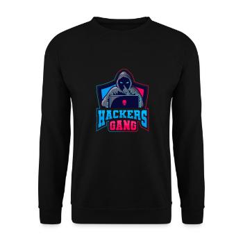 Programmierer Coder Software Entwickler - Unisex Pullover - Schwarz - Vorne - Alina (178cm) & Michal (187cm)