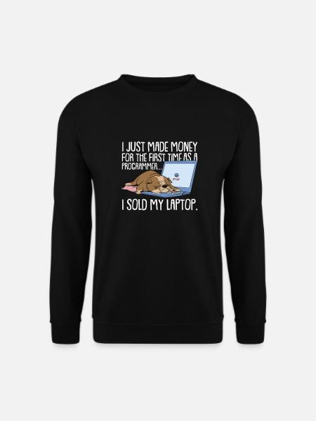 Programmierer Coder Software Entwickler - Unisex Pullover - Schwarz