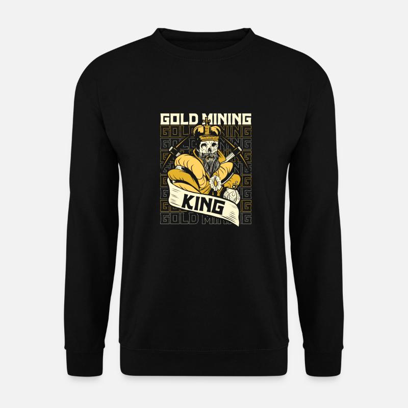 Mine d’or minière - Sweat-shirt Unisexe - noir