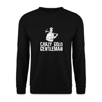 Gold Mining Gold Mine - Unisex Sweatshirt - black - Front - Alina (178cm) & Michal (187cm)