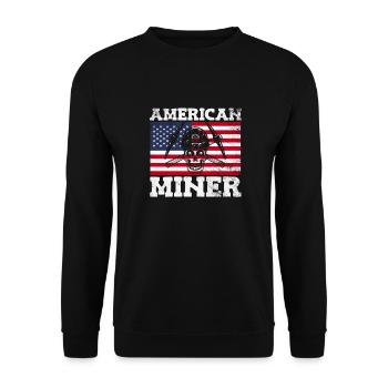 Gold Mining Gold Mine - Unisex Sweatshirt - black - Front - Alina (178cm) & Michal (187cm)