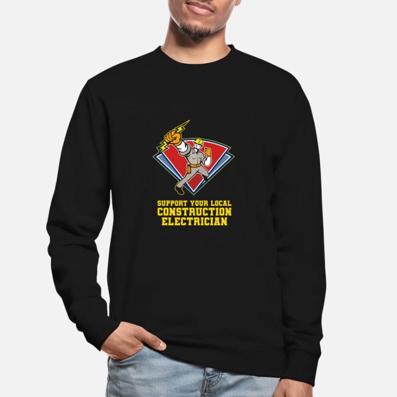 Electrician Electrical Engineer Electronics Technician Unisex Sweatshirt