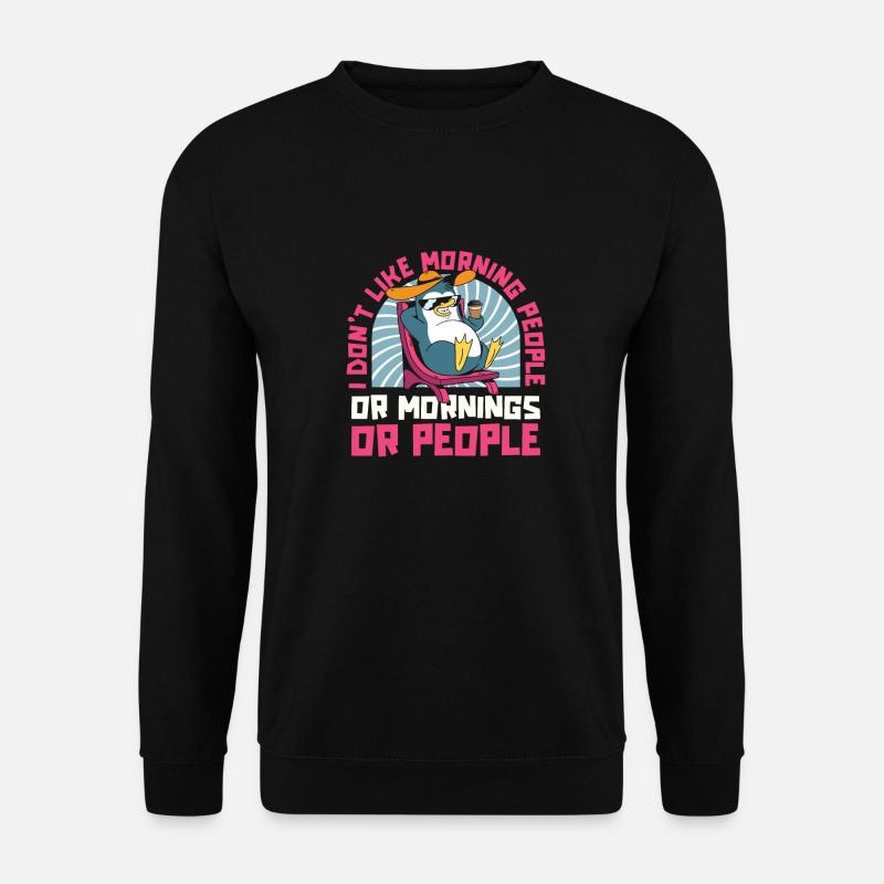 Pinguin - Unisex Pullover - Schwarz