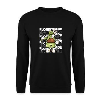Florist Floristry - Unisex Sweatshirt - black - Front - Alina (178cm) & Michal (187cm)
