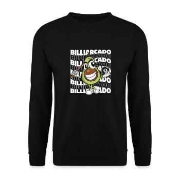 Billard 8-Ball - Unisex Pullover - Schwarz - Vorne - Alina (178cm) & Michal (187cm)