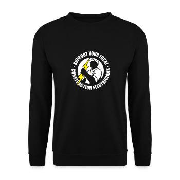 Électricien Ingénieur électricien Technicien en électronique - Sweat-shirt Unisexe - noir - Devant - Alina (178cm) & Michal (187cm)