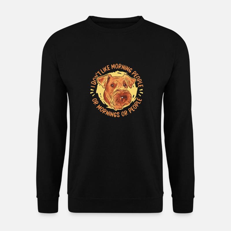 Airedale Terrier Dog - Unisex Sweatshirt - black