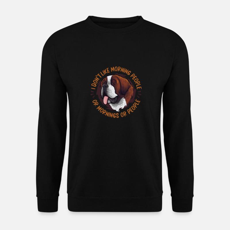 Bernhadiner Dog - Unisex Sweatshirt - black