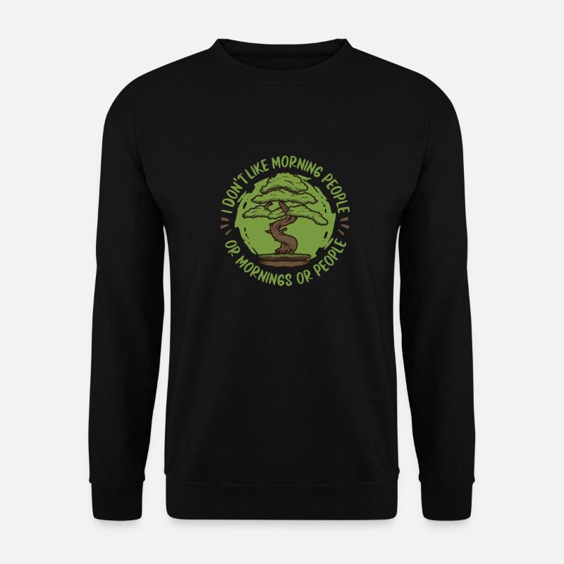 Bonsai Baum - Unisex Pullover - Schwarz
