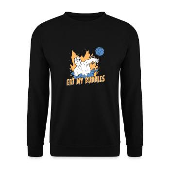 Waterpolo - Sweat-shirt Unisexe - noir - Devant - Alina (178cm) & Michal (187cm)