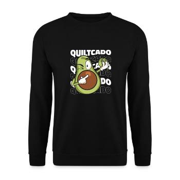 Sewing Quilting Quilting - Unisex Sweatshirt - black - Front - Alina (178cm) & Michal (187cm)