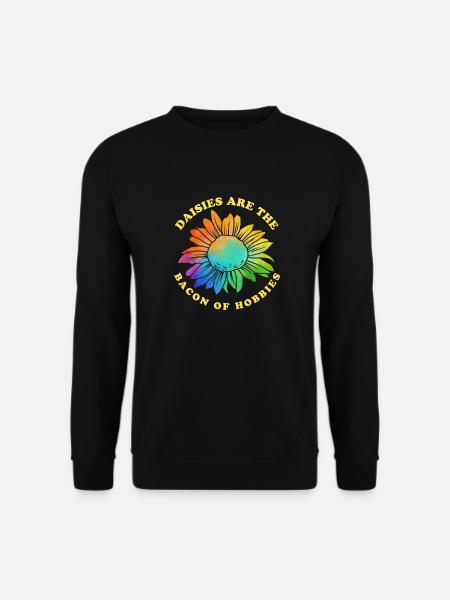 Hobbygärtner Garten Gärtner Gänseblume - Unisex Pullover - Schwarz