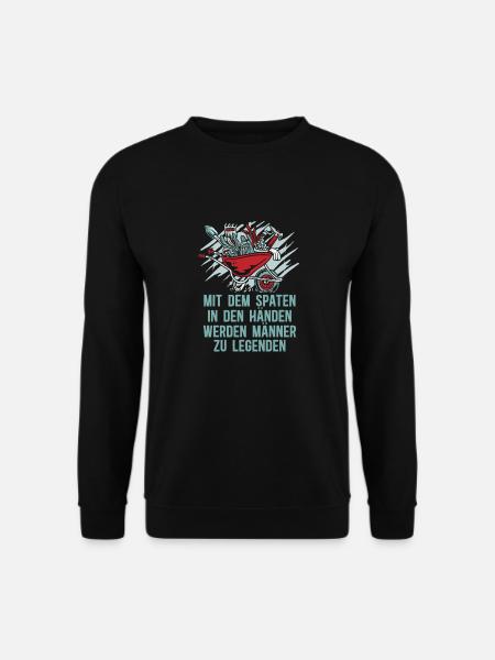 Garten Hobbygärtner Pflanzen Blumen Gärtner - Unisex Pullover - Schwarz