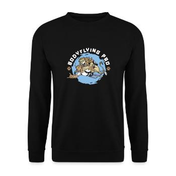 Indoor Skydiving - Unisex Sweatshirt - black - Front - Alina (178cm) & Michal (187cm)