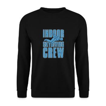 Indoor Skydiving - Unisex Sweatshirt - black - Front - Alina (178cm) & Michal (187cm)